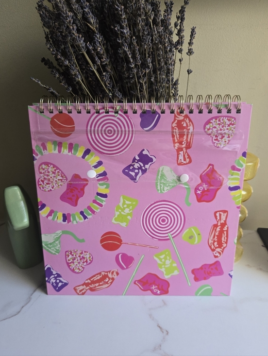 Betsey Johnson Other - NEW Betsey Johnson Pink Candy Print Spiral Hardcover Sketchbook